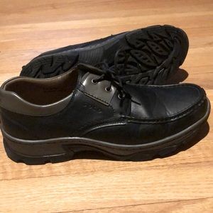 Men’s black boat shoes Size 12